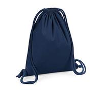 Westford Mill Premium Cotton Knapsack Sportbeutel Gym Sack French Navy