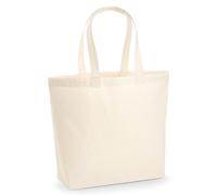 Westford Mill - Premium Cotton Maxi Bag Natural, 35 x 39 x 13\