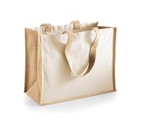 Westford Mill - Printers Jute Classic Shopper Natural, 42 x 33 x 19 cm
