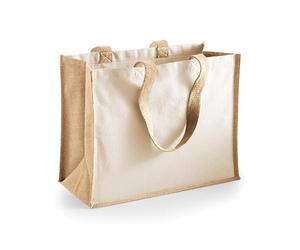 Westford Mill - Printers Jute Classic Shopper Natural, 42 x 33 x 19 cm