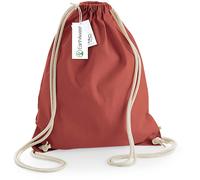 Westford Mill Schwerer EarthAware Bio Turnbeutel Sportbeutel W810 orange rust 37 x 47 cm