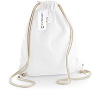 Westford Mill Schwerer EarthAware Bio Turnbeutel Sportbeutel W810 white 37 x 47 cm