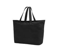Westford Mill Übergroße, robuste Canvas-Tragetasche, Unisex, Erwachsene, Schwarz, 47 cm x 40 cm x 17 cm, Tragetasche, Tragetasche, Damen, Reisen, Strand