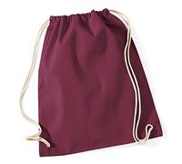 Westford Mill Baumwoll-Turnbeutel W110 37 x 46 cm Burgundy