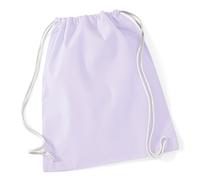Westford Mill Baumwoll-Turnbeutel W110 37 x 46 cm Lavendel/Weiß