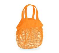 WM151 Westford Mill Organic Cotton Mini Mesh Grocery Bag Amber 34 x 12 cm