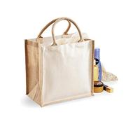 Westford Mill Jutetasche WM421 zum Bedrucken Natural 30 x 30 x 19 cm