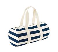 Westford Mill Sporttasche Nautical Barrel Bag W688 50 x 25 x 25 cm Natural/Navy
