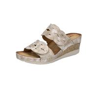 Westland Damen Keilsandalen Savoie 04, Frauen Sandalen,Weite G (Normal),offene Schuhe,Strandschuhe,Keilsandaletten,hoch,Sand,40 EU / 6.5 UK