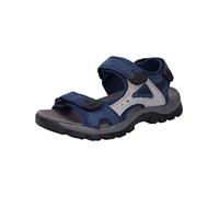 Westland Damen Klassische Sandalen Avora 02, Frauen Sandalen,Weite G (Normal),klettsandalen,bequem,Sommerschuhe,blau-Kombi,40 EU / 6.5 UK