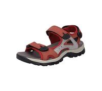 Westland Damen Klassische Sandalen Avora 02, Frauen Sandalen,Weite G (Normal),offene Schuhe,Sandaletten,klettsandalen,rot-Kombi,38 EU / 5 UK