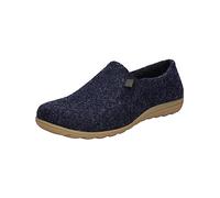 Westland Damen Pantoffeln Cadiz 08,Weite G (Normal),Wechselfußbett,Filz-Pantoffeln,kuschelig warm,Herbst,Winter,Slides,Blau (Jeans),42 EU / 8 UK