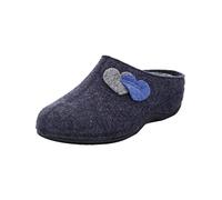 Westland Damen Pantoffeln Cholet 02,Weite H (Weit),Wechselfußbett,schlapen,Home-Slipper,House-Slipper,patschen,Blau (Marine Kombi),41 EU / 7 UK