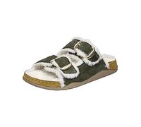 Westland Damen Pantoffeln Girona 15, Frauen Hausschuhe,Weite G (Normal),hausschlappen,hauslatsch,pantine,treter,Grün (Oliv-Kombi),40 EU / 6.5 UK