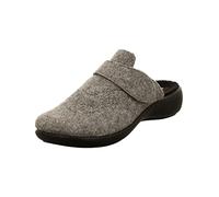 Westland Damen Pantoffeln Korsika 308,Weite G 1/2 (Normal),Wechselfußbett,schlapfen,Indoor,daheim,zuhause,Herbst,hellgrau,43 EU / 9 UK