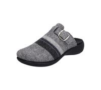 Westland Damen Pantoffeln Korsika 347,Weite G 1/2 (Normal),Wechselfußbett,treter,finken,schlapen,Home-Slipper,grau-Multi,41 EU / 7 UK