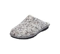Westland Damen Pantoffeln Lille 108, Frauen Hausschuhe,Weite G (Normal),zuhause,kuschelig warm,Lammwolle,Merino-Wolle,grau-Kombi,41 EU / 7 UK