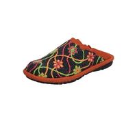 Westland Damen Pantoletten Lille 100, Frauen Hausschuhe,Weite G (Normal),pantine,treter,finken,schlapen,patschen,orange-Multi,42 EU / 8 UK