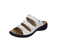 Westland Damen Riemchensandalen Ibiza 66,Weite G (Normal),Wechselfußbett,Strandschuhe,Sandaletten,Sommersandalen,bequem,Weiss,43 EU / 9 UK