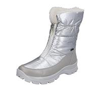 Westland Damen Winterstiefel Grenoble 03,Weite G (Normal),Wechselfußbett,wasserdicht,gefüttert,reißverschluss,Boots,Silber,42 EU / 8 UK
