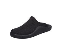 Westland Herren Pantoffeln Monaco 220, Männer Hausschuhe,Weite H (Weit),schlapfen,drinnen,Indoor,daheim,zuhause,bequem,schwarz,45 EU / 10 UK