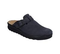 Westland Herren Pantoletten Sandalen Metz 265 Hausschuh Fettleder Fußbett Bequem Freizeit Uni dunkel-blau Fettleder Hausschuh