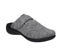 Westland Damen Pantoffeln Korsika 308,Weite G 1/2 (Normal),Wechselfußbett,Filz-Pantoffeln,kuschelig warm,Winter,Mules,hellgrau,44 EU / 9.5 UK