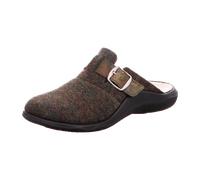Westland Damen Pantoffeln Roubaix 04,Weite G (Normal),Wechselfußbett,schlapen,Home-Slipper,House-Slipper,patschen,Grün (Oliv-Kombi),41 EU / 7 UK