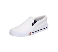 Westland Unisex - Erwachsene Slipper Laser,Weite F 1/2 (< Gr.40) - G (> Gr.52) (Normal),Wechselfußbett,Mokassins,Weiss,37 EU / 4 UK