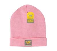 WESTWOOD FOX Beanie-Mütze für Herren und Damen, dehnbar, weich, Wollmütze, dickes warmes Futter, Laufmütze, Thermo-Mütze, warme und gemütliche Totenkopfmütze, rose, Einheitsgröße