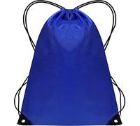WESTWOOD FOX Turnbeutel mit Kordelzug, Turnbeutel, Rucksack, PE-Beutel für Damen, Herren, Trainer, Schwimmtasche, Reisen, Strand, Schule, Urlaub, geeignet für Sport, Kinder, Jungen, Mädchen, Jet Blue,