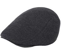 WETOO Schirmmütze Herren Schiebermütze Schwarz Driving Cabbie Jagd Flatcap Newsboy Cap