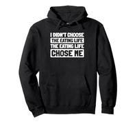 Wettessen Nahrung Wettbewerb - Geschwindigkeit Wettessen Pullover Hoodie