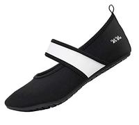 WeWee Die gesunden Allround-Barfußschuhe Damen - Vielseitig einsetzbare Minimalschuhe aus Neopren Wasserschuhe, Strandschuhe Badeschuhe, Weiß, 40/41 EU(Herstellergröße: XL)