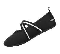 WeWee Die gesunden Allround-Barfußschuhe Damen - Vielseitig einsetzbare Minimalschuhe aus Neopren Wasserschuhe, Strandschuhe Badeschuhe, Weiß Cross, 35/36 EU(Herstellergröße: S)