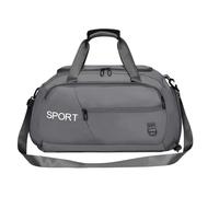 Wezalget Herren-Sporttasche, Schultertasche, Wochenendtasche, Übernachtungstasche, Sporttasche, Sporttasche, für Herren, großes Fassungsvermögen, mehrere Taschen für Outdoor-Aktivitäten, Kleidung,