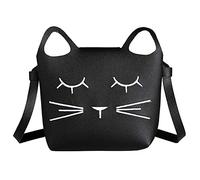 whatUneed Süße kleine Mädchen Umhängetasche Handtasche, Prinzessin Mini Taschen, Katze Cross Body Messenger Bag
