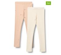 Wheat 2er-Set: Leggings "Jules" in Orange - Größe 122 | Kinderhosen