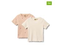 Wheat 2er-Set: Shirts in Creme - Größe 140 | Kinder Oberteile