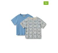 Wheat 2er-Set: Shirts in Hellblau - Größe 110 | Kinder Oberteile