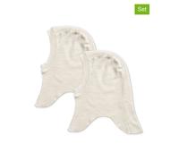 Wheat 2er-Set: Woll-Schlupfmützen ''Felix'' in Creme - Größe 44-47 cm | Baby Muetzen