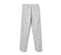 Wheat Jersey Leggings Jules - 128 / powder blue flowers / 95% Bio-Baumwolle 5% elasthan