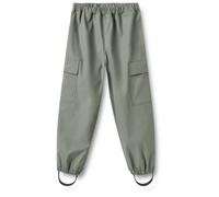 WHEAT - Kid's Groa - Regenhose, Gr. 92, grau/oliv (ThunderSky)
