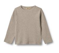WHEAT - Kid's L/S Milo - Longsleeve, Gr. 152, beige/grau (GravelMelange)