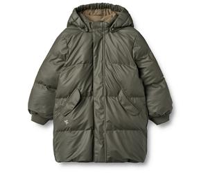 WHEAT - Kid's Pu Pufferjacke Küste - Winterjacke, Gr. 104, oliv (WinterForrest)
