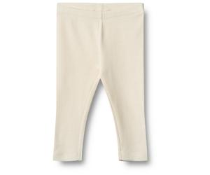 WHEAT - Kid's Rib Jersey Leggings Jules - Leggings, Gr. 62, beige (Ivory)