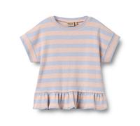 Wheat Marie T-Shirt - 140 / powder stripe / 100% Bio-Baumwolle