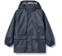 Wheat Regenjacke Ollo Jacke Unisex GRS recycelt Wasserdicht Winddicht, Ink, 110/5y