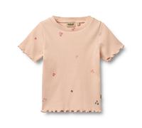 Wheat Rib T-Shirt Alicia - 110 / rose flowers / 95% Bio Baumwolle 5% Elasthan