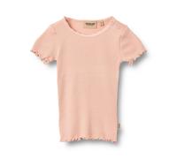 Wheat Rib T-Shirt Katie - 68 / rose cloud / 95% Bio Baumwolle 5% Elasthan